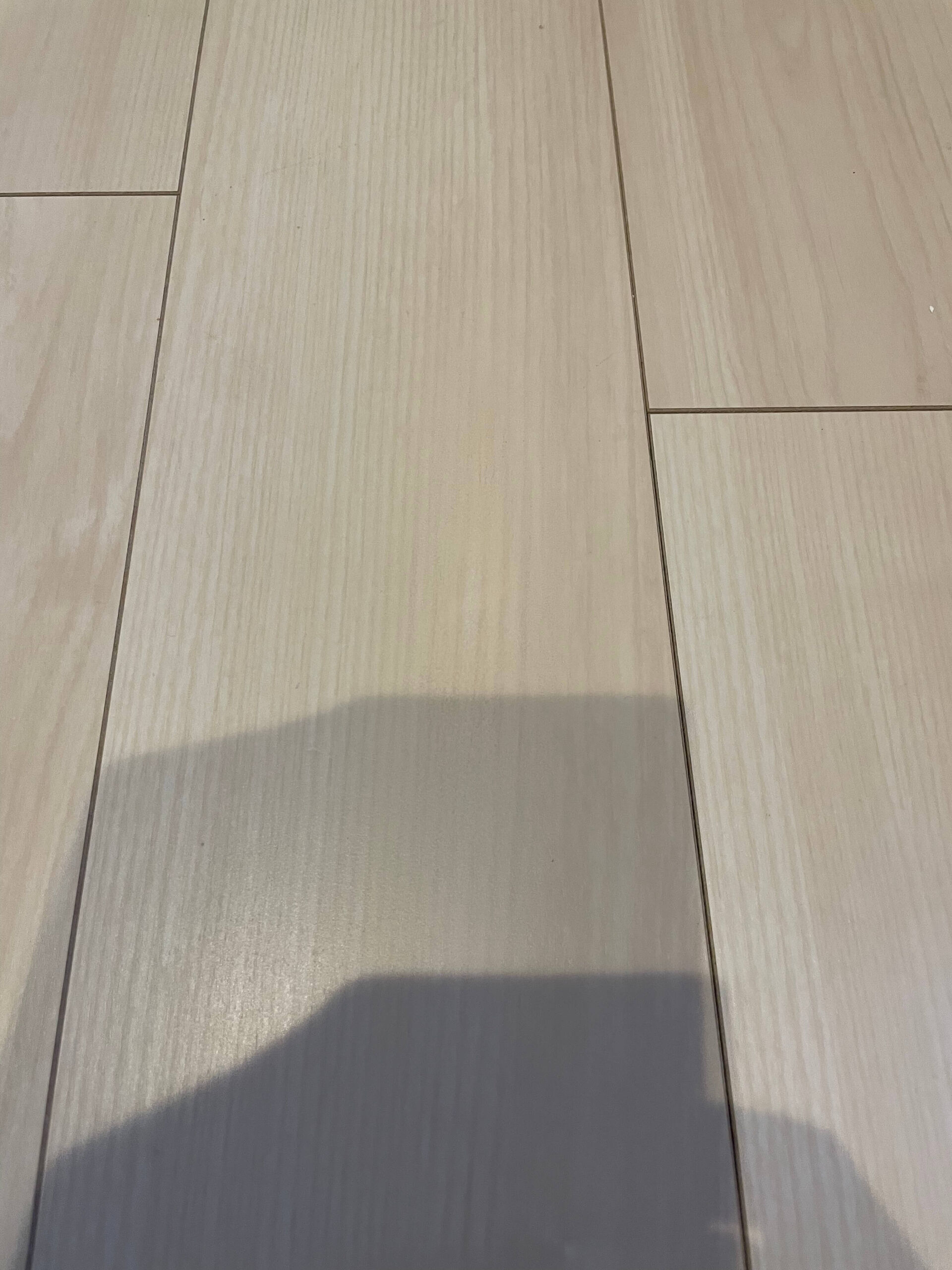 きれいになったフローリング