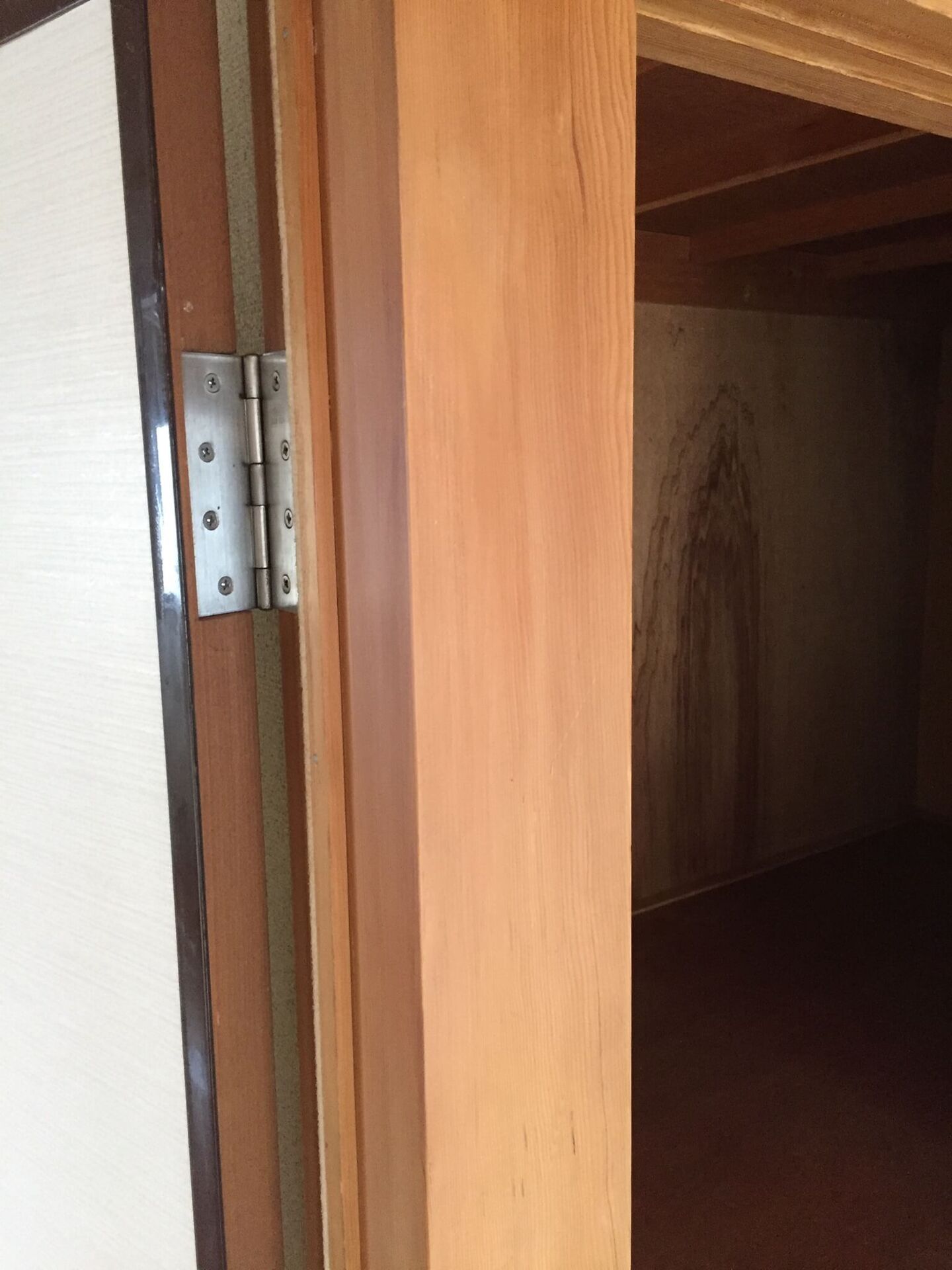 きれいになったドア枠