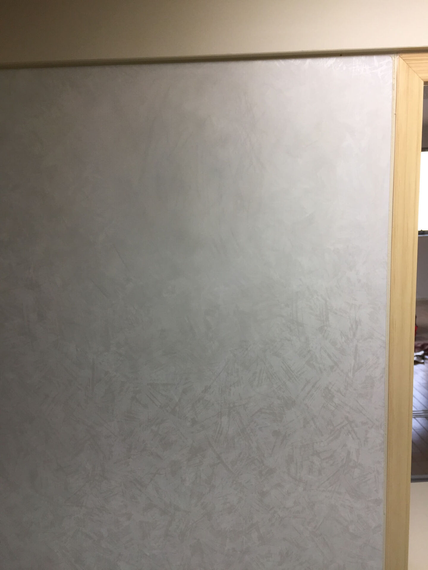 きれいになった壁