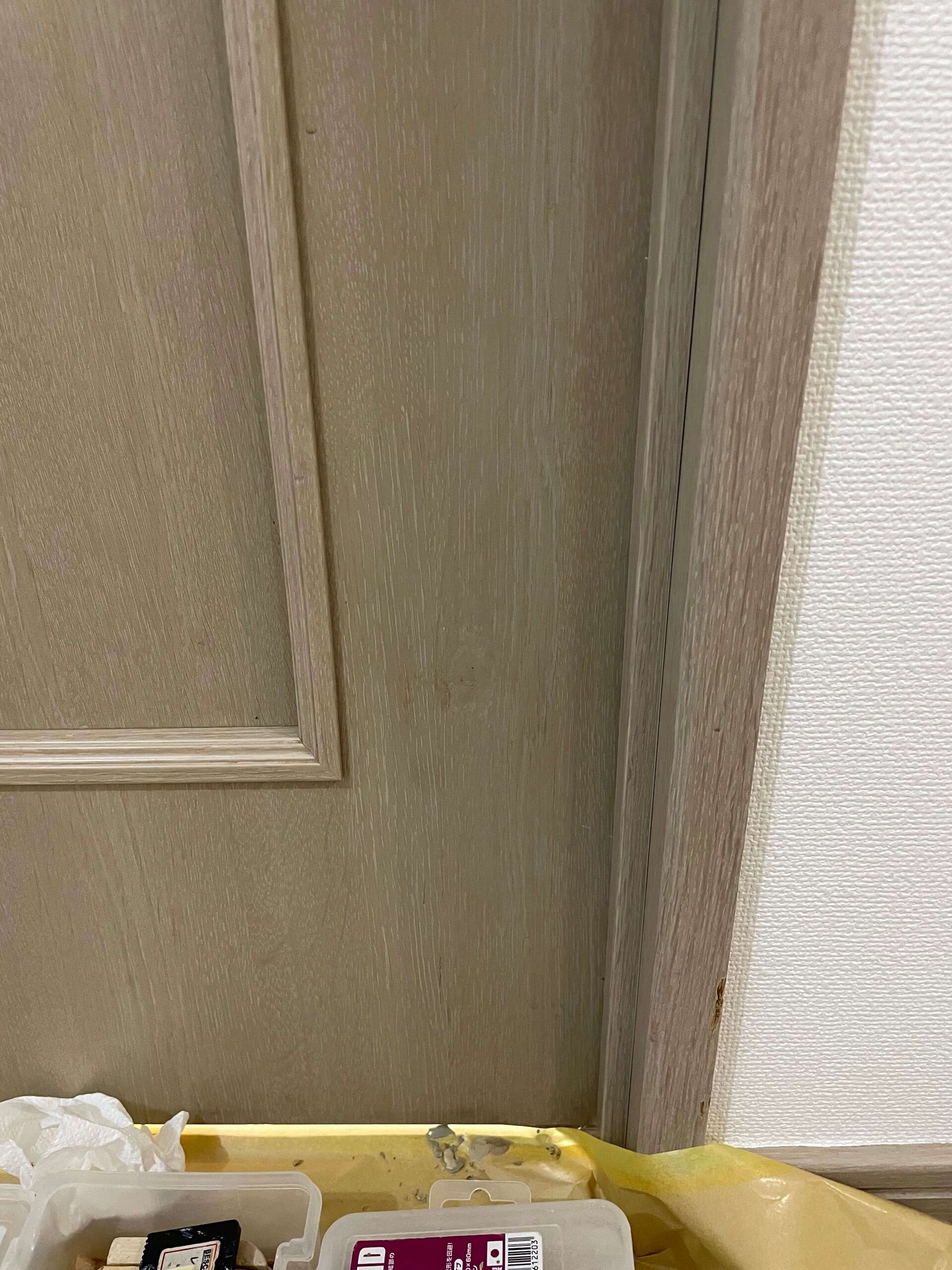 きれいになったドア