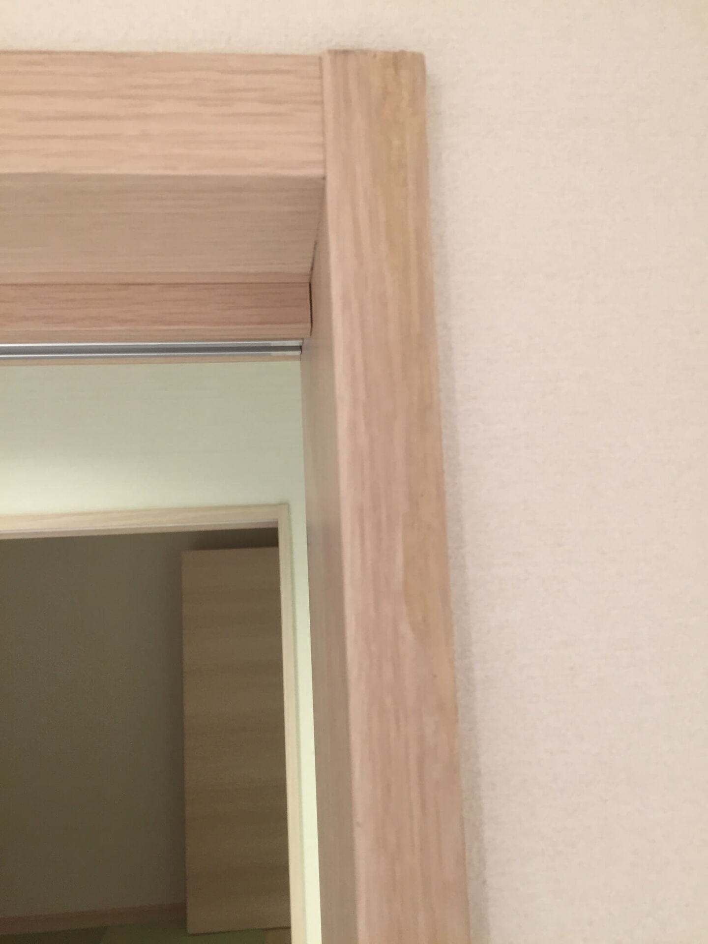 きれいになったドア枠