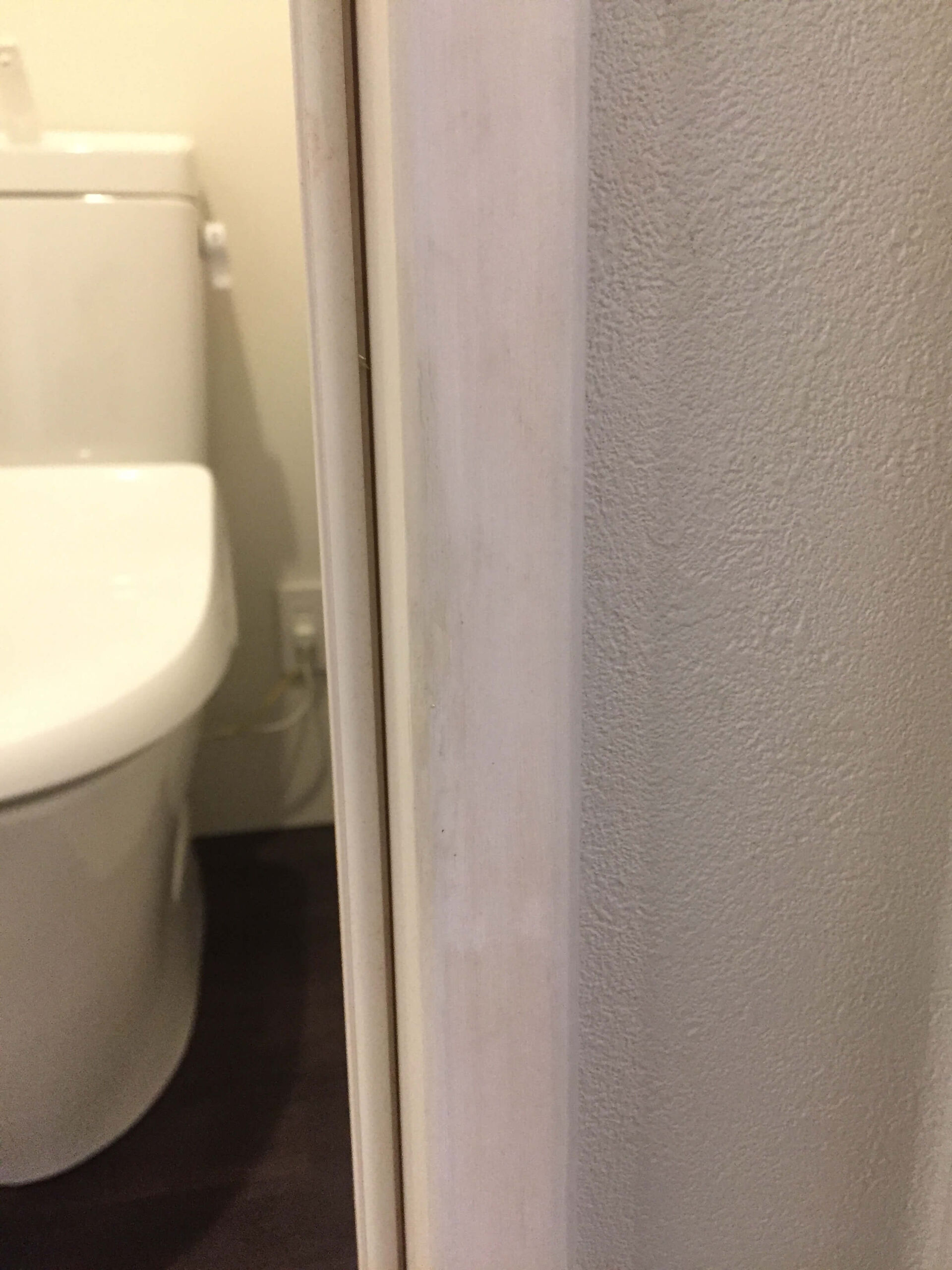 きれいになったドア枠