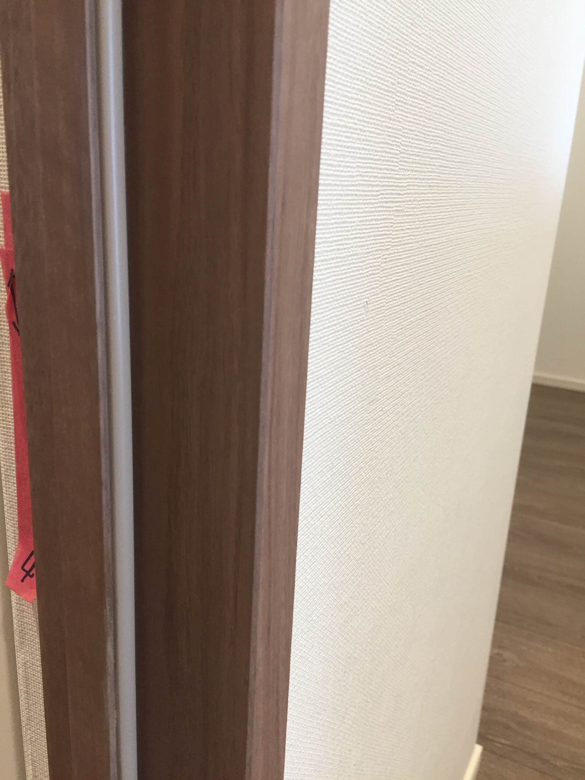 きれいになったドア枠