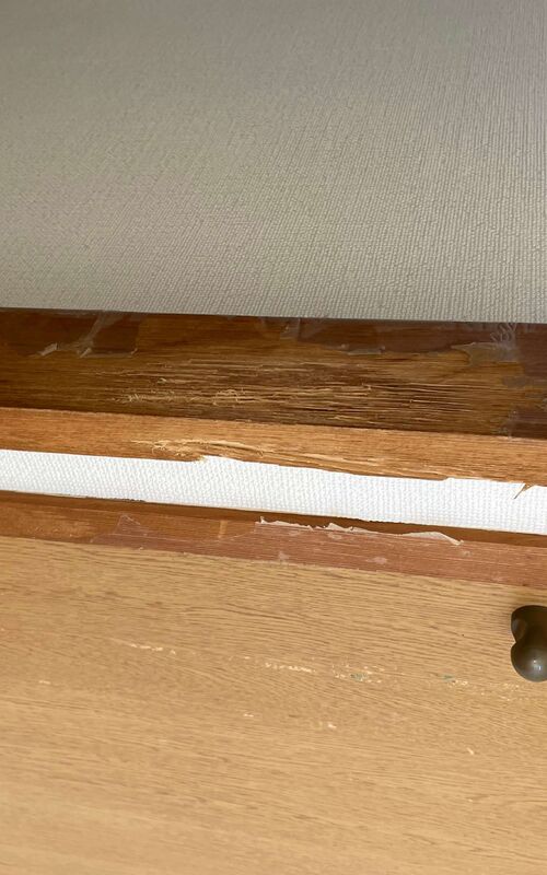 劣化した木部