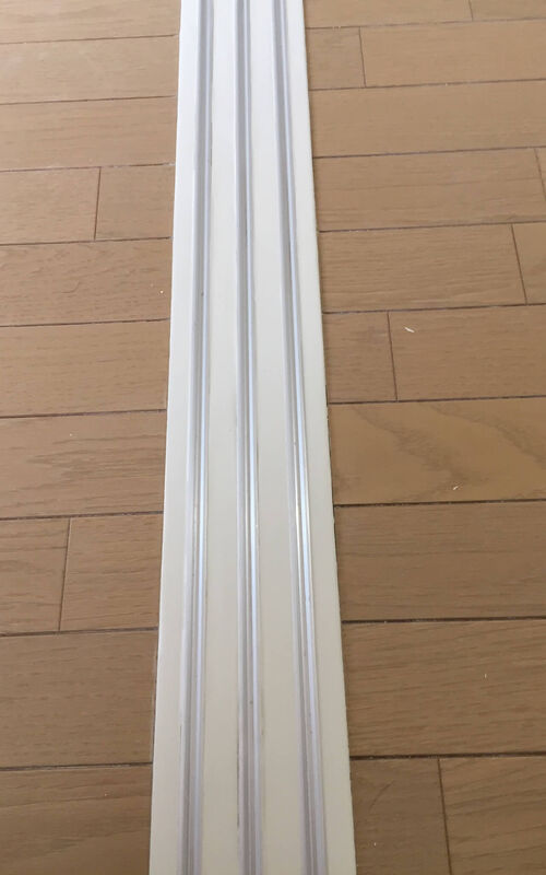 きれいになった引き戸のレール