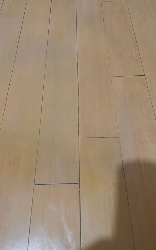 きれいになったフローリング
