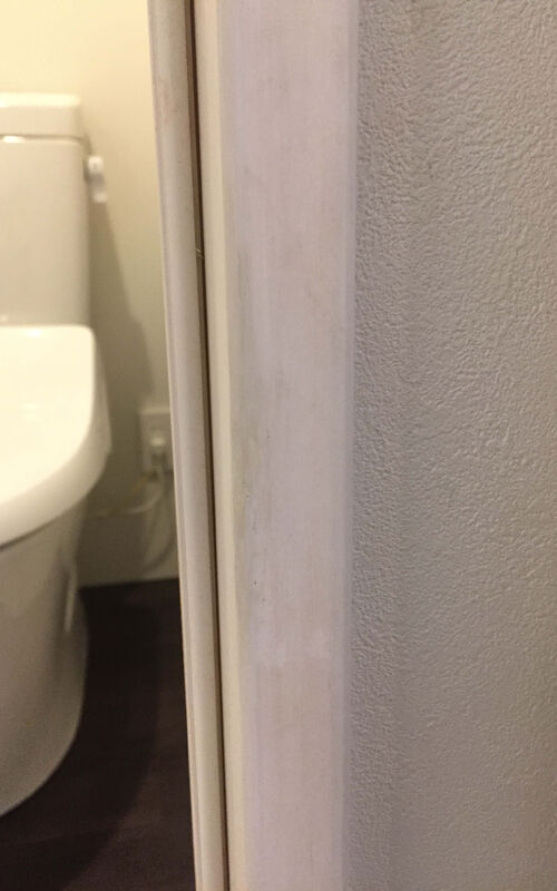 きれいになったドア枠
