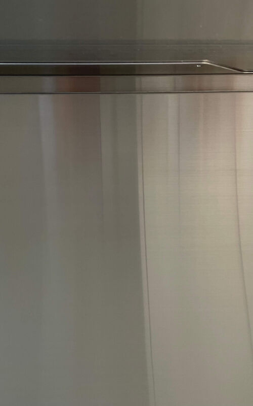 きれいになったアルミ部分